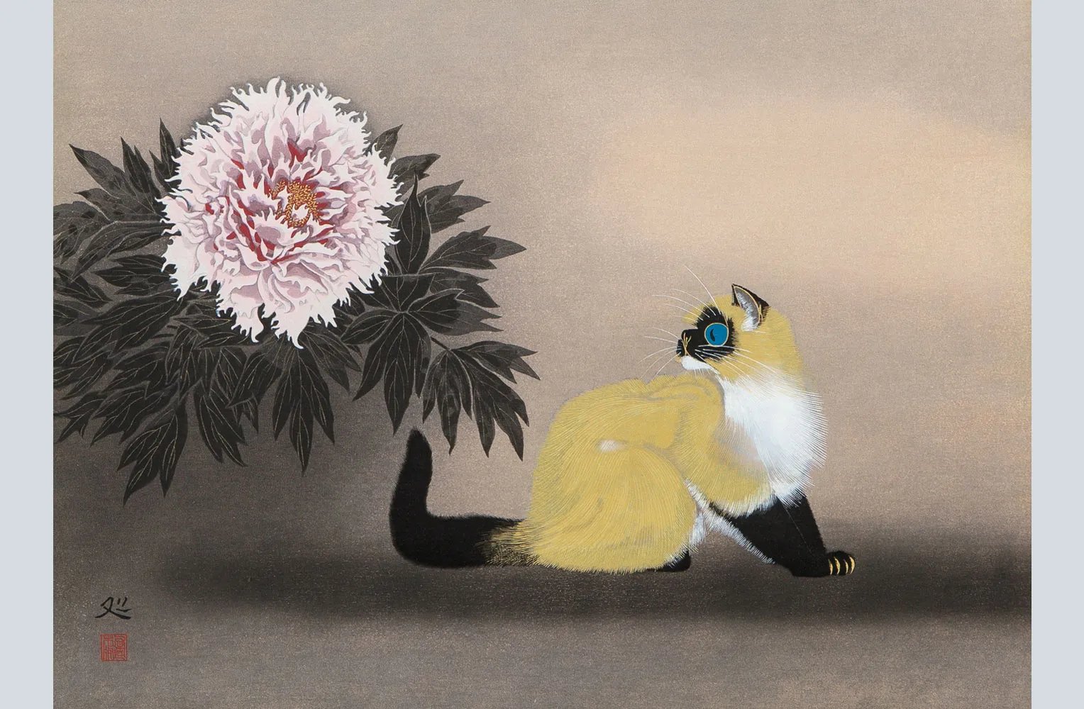 加山 又造 　微風