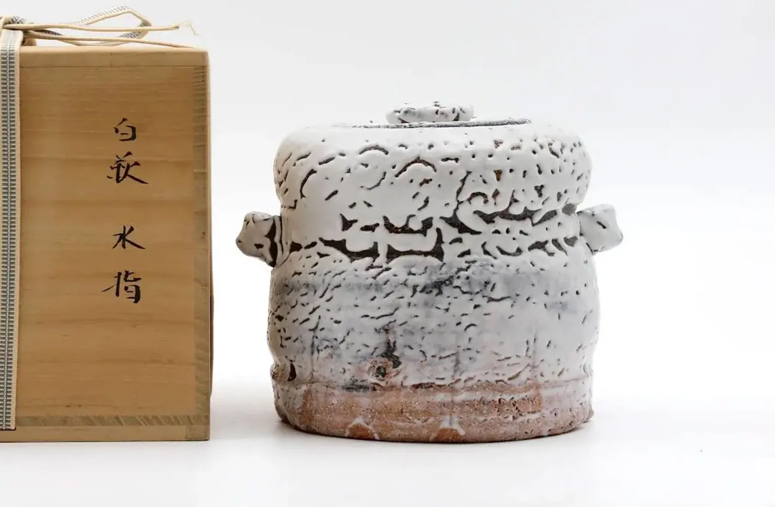 宇田川抱青 白萩水指