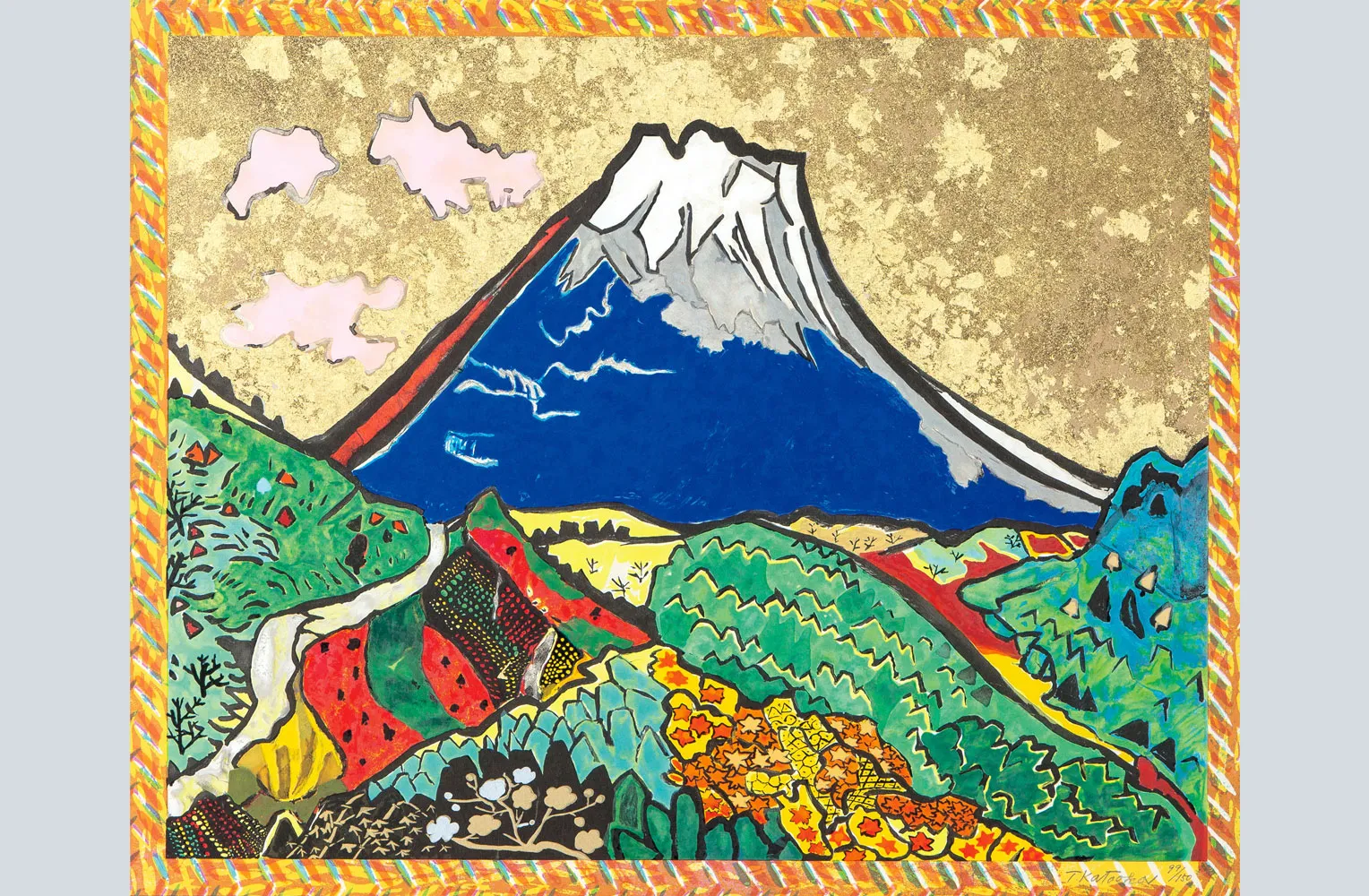 片岡 球子　富士(箱根三国峠)